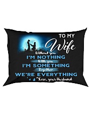 TO MY WIFE Rectangular Pillowcase thumbnail