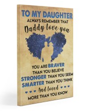 TO MY DAUGHTER 20x30 Gallery Wrapped Canvas Prints front