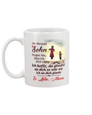 AN MEINEN SOHN Mug back
