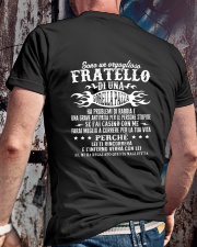 SONO UN OROGLIOSO FRATELLO Classic T-Shirt lifestyle-mens-crewneck-back-2
