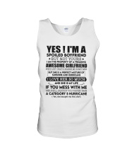 I'M A SPOILED BOYFRIEND Unisex Tank tile