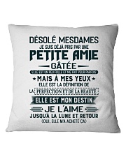 SORRY LADIES Square Pillowcase tile