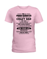 I'M A PROUD DAUGHTER Ladies T-Shirt front