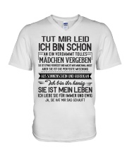 TUT MIR LEID ICH BIN SCHON V-Neck T-Shirt tile