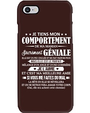 JE TIENS MON COMPORTEMENT Phone Case tile