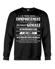 JE TIENS MON COMPORTEMENT Crewneck Sweatshirt tile