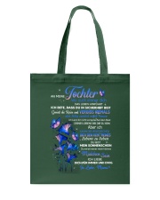 AN MEINE TOCHTER Tote Bag tile