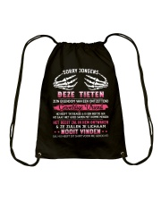 SORRY JONGENS Drawstring Bag tile