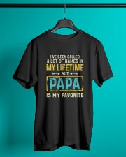 PAPA IS MY FAVORITE Classic T-Shirt lifestyle-mens-crewneck-front-3