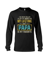 PAPA IS MY FAVORITE Long Sleeve Tee thumbnail