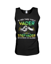 IK HEB TWEE TITELS VADER EN STIEFVADER Unisex Tank tile