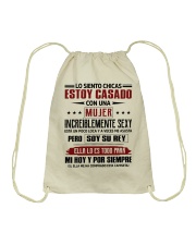 LO SIENTO CHICAS ESTOY CASADO Drawstring Bag tile