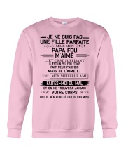 JE NE SUIS PAS UNE FILLE PARFAITE Crewneck Sweatshirt thumbnail