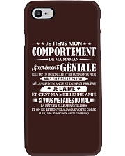 JE TIENS MON COMPORTEMENT Phone Case tile