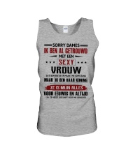 SORRY DAMES IK BEN AL GETROUWD Unisex Tank tile