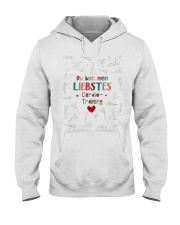 DU BIST MEIN LIEBSTES Hooded Sweatshirt tile