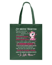 AN MEINE TOCHTER Tote Bag tile