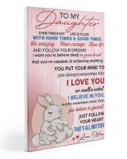 TO MY DAUGHTER 20x30 Gallery Wrapped Canvas Prints front