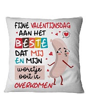 FIJNE VALENTIJNSDAG Square Pillowcase tile