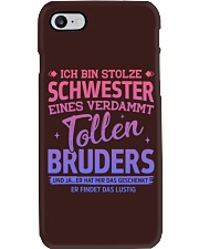 ICH BIN STOLZE SCHWESTER Phone Case tile