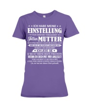 ICH HABE MEINE EINSTELLUNG Premium Fit Ladies Tee tile