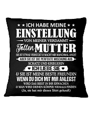 ICH HABE MEINE EINSTELLUNG Square Pillowcase tile