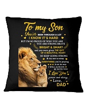 TO MY SON Square Pillowcase tile