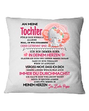 AN MEINE TOCHTER Square Pillowcase tile