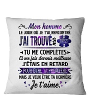 MON HOMME Square Pillowcase tile