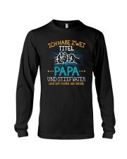 ICH HABE ZWEI TITEL PAPA Long Sleeve Tee tile
