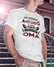 ICH VERSUCHE ANSTANDIG Classic T-Shirt lifestyle-mens-crewneck-front-5