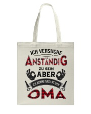 ICH VERSUCHE ANSTANDIG Tote Bag thumbnail