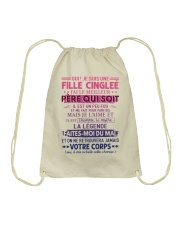 OUI JE SUIS UNE FILLE CINGLEE Drawstring Bag tile