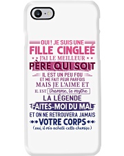 OUI JE SUIS UNE FILLE CINGLEE Phone Case tile