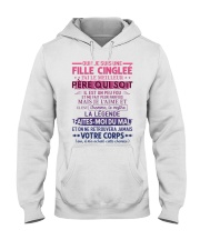 OUI JE SUIS UNE FILLE CINGLEE Hooded Sweatshirt tile