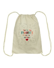 YOU'RE MY FAVORITE Drawstring Bag tile