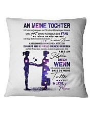 AN MEINE TOCHTER Square Pillowcase tile
