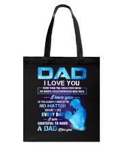 DAD I LOVE YOU Tote Bag tile