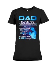 DAD I LOVE YOU Premium Fit Ladies Tee tile