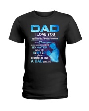 DAD I LOVE YOU Ladies T-Shirt tile
