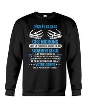 DESOLE LES GARS CES NICHONS Crewneck Sweatshirt tile