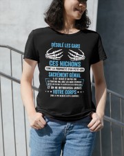 DESOLE LES GARS CES NICHONS Premium Fit Ladies Tee apparel-premium-fit-ladies-tee-lifestyle-front-34