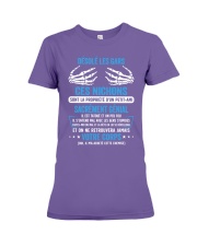 DESOLE LES GARS CES NICHONS Premium Fit Ladies Tee tile