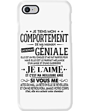 JE TIENS MON COMPORTEMENT Phone Case tile