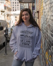 JE TIENS MON COMPORTEMENT Hooded Sweatshirt lifestyle-unisex-hoodie-front-1