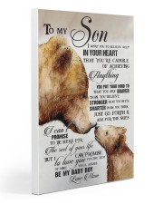 To MY SON - LOVE MOM 20x30 Gallery Wrapped Canvas Prints front