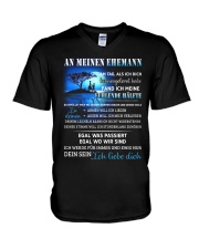 DAD I LOVE YOU V-Neck T-Shirt tile