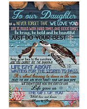 TO OUR DAUGHTER 11x17 Poster front