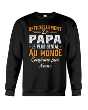 OFFICIELEMENT LE PAPA LE PLUS GENIAL AU MONDE Crewneck Sweatshirt tile