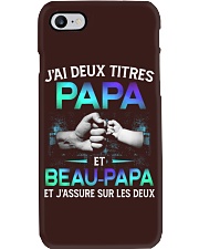 J'AI DEUX TITRES PAPA ET BEAU-PAPA Phone Case tile